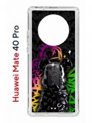 Чехол-накладка Huawei Mate 40 Pro (593961) Kruche PRINT Микки Маус