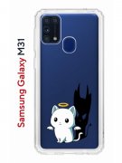 Чехол-накладка Samsung Galaxy M31 Kruche Print Angel Demon