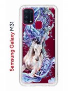 Чехол-накладка Samsung Galaxy M31 Kruche Print Грация