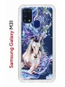 Чехол-накладка Samsung Galaxy M31 Kruche Print Грация