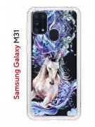 Чехол-накладка Samsung Galaxy M31 Kruche Print Грация