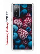 Чехол-накладка Samsung Galaxy S20 FE Kruche Print Fresh berries