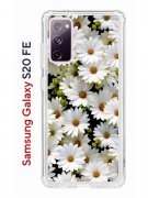 Чехол-накладка Samsung Galaxy S20 FE Kruche Print Ромашки