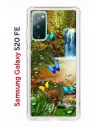 Чехол-накладка Samsung Galaxy S20 FE Kruche Print Водопад