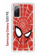 Чехол-накладка Samsung Galaxy S20 FE (593958) Kruche PRINT Человек-Паук красный