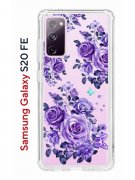 Чехол-накладка Samsung Galaxy S20 FE Kruche Print Roses