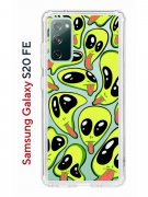 Чехол-накладка Samsung Galaxy S20 FE (593958) Kruche PRINT Инопланетянин
