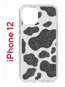 Чехол-накладка Apple iPhone 12  (588925) Kruche PRINT Доброта