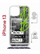 Чехол-накладка Apple iPhone 13 (610629) Kruche PRINT Money Easy
