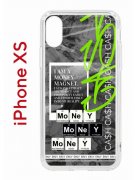 Чехол-накладка Apple iPhone X (580677) Kruche PRINT Money Easy