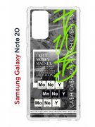 Чехол-накладка Samsung Galaxy Note 20 (588938) Kruche PRINT Money Easy