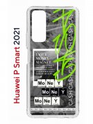 Чехол-накладка Huawei P Smart 2021 (594564) Kruche PRINT Money Easy