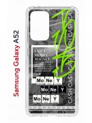 Чехол-накладка Samsung Galaxy A52 Kruche Print Money Easy