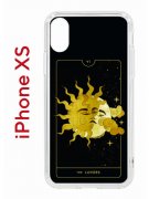 Чехол-накладка Apple iPhone X (580677) Kruche PRINT Tarot Lovers