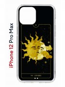 Чехол-накладка Apple iPhone 12 Pro Max (588923) Kruche PRINT Tarot Lovers