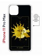 Чехол-накладка iPhone 11 Pro Max Kruche Magnet Print Tarot Lovers