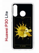 Чехол-накладка Huawei P30 Lite (585137) Kruche PRINT Tarot Lovers