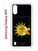 Чехол-накладка Samsung Galaxy A01/A015 (583858) Kruche PRINT Tarot Lovers
