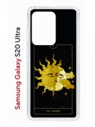 Чехол-накладка Samsung Galaxy S20 Ultra Kruche Print Tarot Lovers