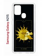 Чехол-накладка Samsung Galaxy A21S (587676) Kruche PRINT Tarot Lovers