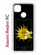 Чехол-накладка Xiaomi Redmi 9C (591325) Kruche PRINT Tarot Lovers