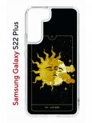 Чехол-накладка Samsung Galaxy S22 Plus Kruche Print Tarot Lovers