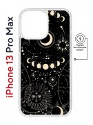 Чехол-накладка iPhone 13 Pro Max Kruche Magnet Print Space