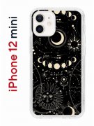 Чехол-накладка iPhone 12 mini Kruche Print Space