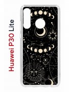 Чехол-накладка Huawei P30 Lite/Honor 20S/Honor 20 Lite/Nova 4e Kruche Print Space