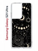 Чехол-накладка Samsung Galaxy S21 Ultra/S30 Ultra Kruche Print Space