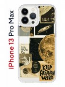 Чехол-накладка iPhone 13 Pro Max Kruche Print Стикеры Космос