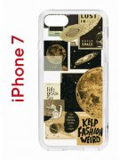 Чехол-накладка iPhone 7/8/SE (2020)/SE (2022) Kruche Print Стикеры Космос