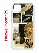 Чехол-накладка Huawei Honor 9S/Huawei Y5p Kruche Print Стикеры Космос