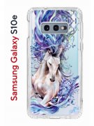Чехол-накладка Samsung Galaxy S10e Kruche Print Грация