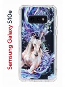 Чехол-накладка Samsung Galaxy S10e Kruche Print Грация