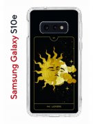 Чехол-накладка Samsung Galaxy S10e (580660) Kruche PRINT Tarot Lovers