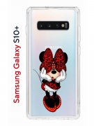 Чехол-накладка Samsung Galaxy S10+ (580661) Kruche PRINT Минни