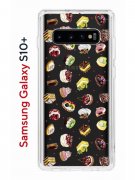 Чехол-накладка Samsung Galaxy S10+ Kruche Print Cake