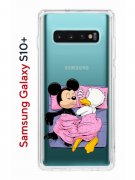 Чехол-накладка Samsung Galaxy S10+ Kruche Print This is life
