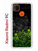 Чехол-накладка Xiaomi Redmi 9C Kruche Print Garage
