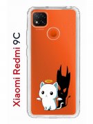 Чехол-накладка Xiaomi Redmi 9C Kruche Print Angel Demon