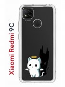 Чехол-накладка Xiaomi Redmi 9C Kruche Print Angel Demon