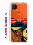 Чехол-накладка Xiaomi Redmi 9C Kruche Print Cookie Scream
