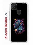 Чехол-накладка Xiaomi Redmi 9C (591325) Kruche PRINT Retro Owl
