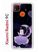 Чехол-накладка Xiaomi Redmi 9C Kruche Print Сон медвежонка