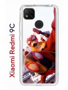 Чехол-накладка Xiaomi Redmi 9C Kruche Print Человек паук