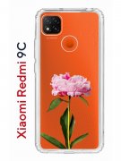 Чехол-накладка Xiaomi Redmi 9C Kruche Print Пион