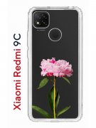 Чехол-накладка Xiaomi Redmi 9C Kruche Print Пион