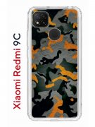 Чехол-накладка Xiaomi Redmi 9C Kruche Print Камуфляж