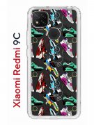 Чехол-накладка Xiaomi Redmi 9C (591325) Kruche PRINT Кроссы Nike Air Max